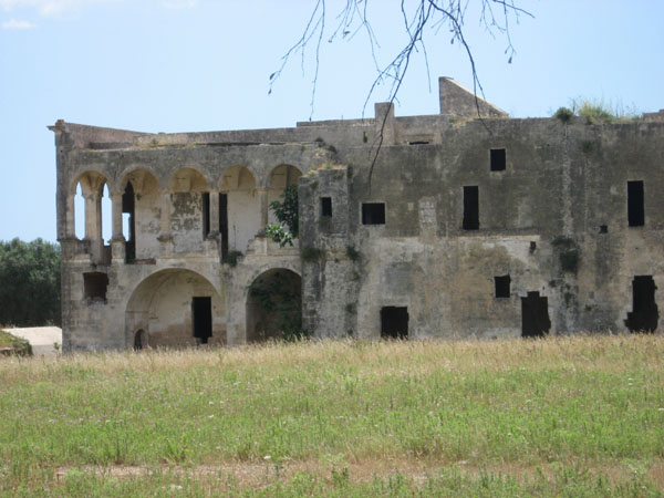 16 remains of buildings at airbase