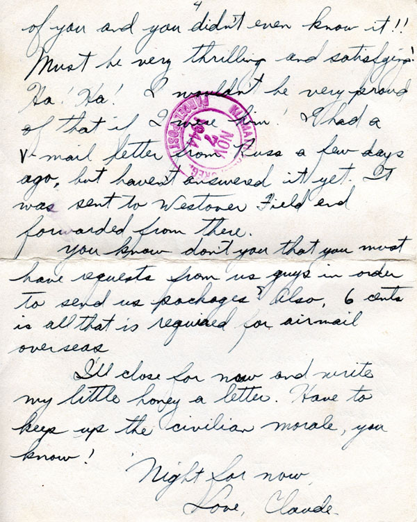 Letters Home